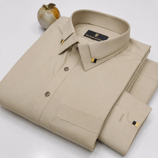 Bin Rasheed Wash & Wear Stitched Shalwar Kameez – Beige Design 1