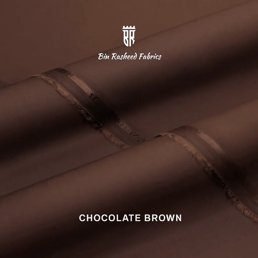Choclate Brown – 4 - Season Wrinkle - Free Fabric - Bin Rasheed Fabrics