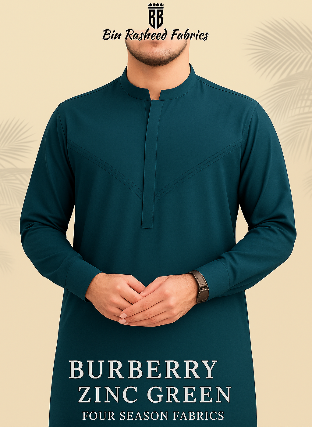 Tropical Wash & Wear – Blended Soft & Wrinkle-Free Fabric (Unstitched )