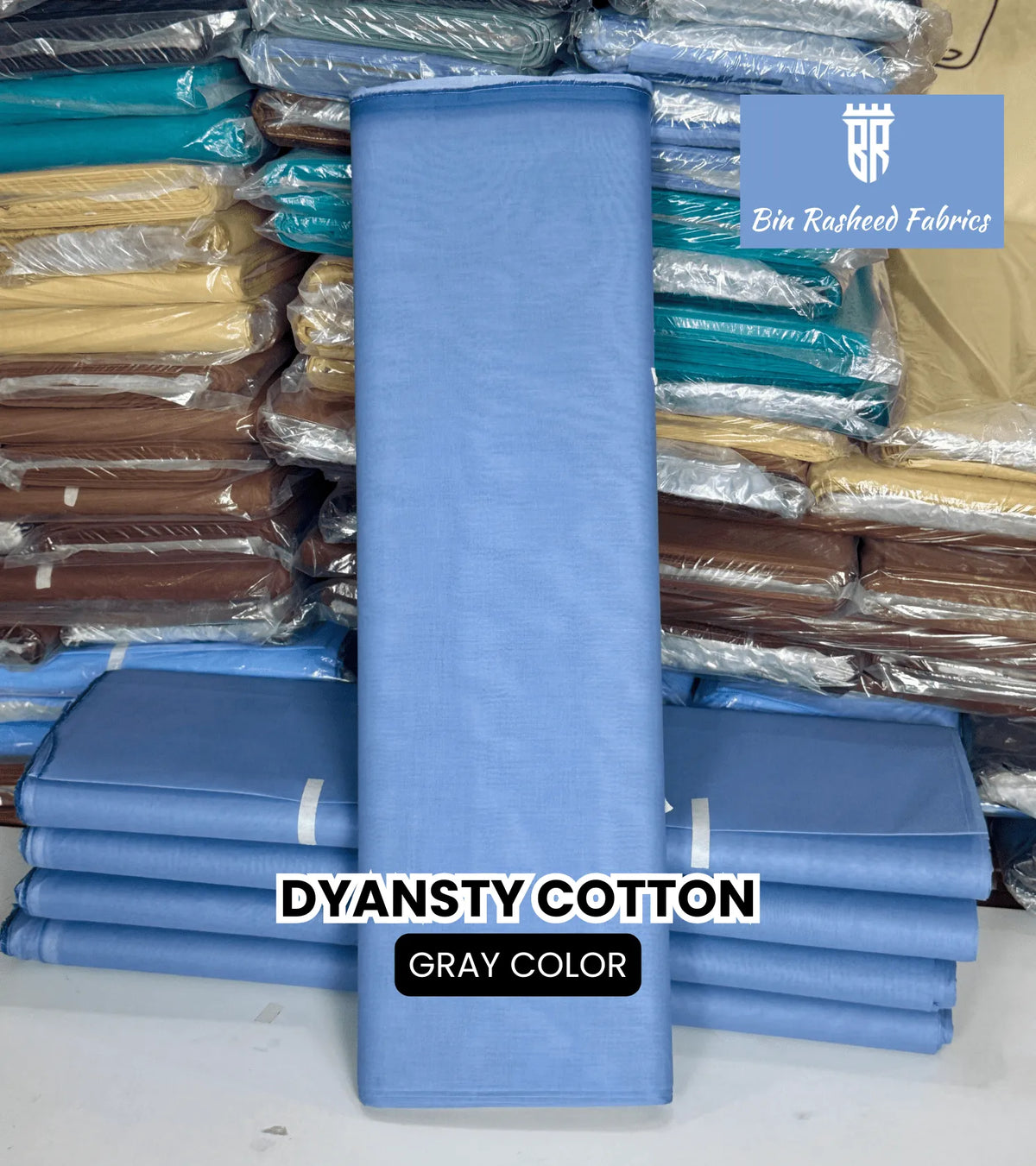 Rasheed Cloth Dynasty Cotton – 100% Pure Cotton Unstitched Fabric – Bin Rasheed Fabrics