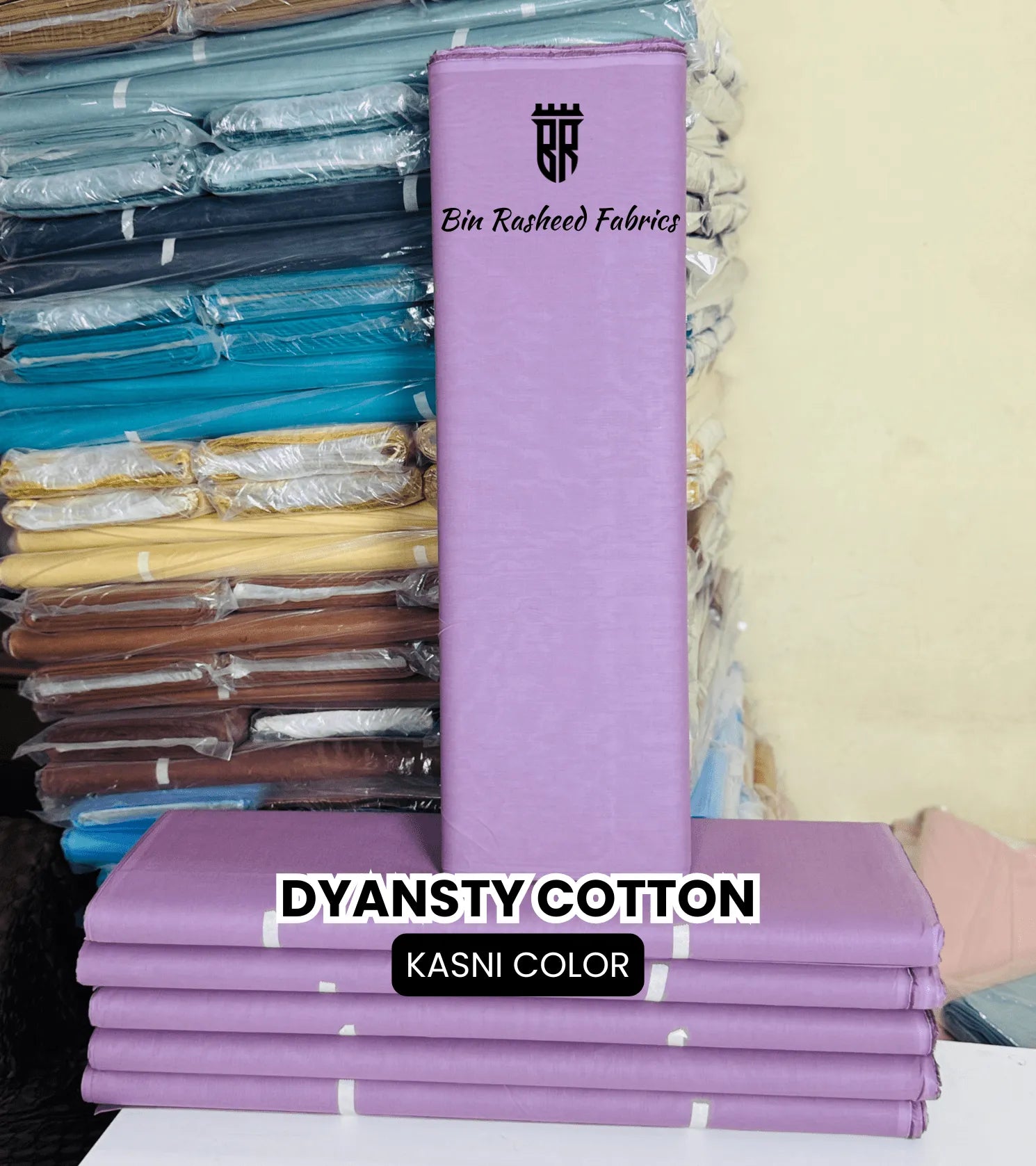 Rasheed Cloth Dynasty Cotton – 100% Pure Cotton Unstitched Fabric – Bin Rasheed Fabrics