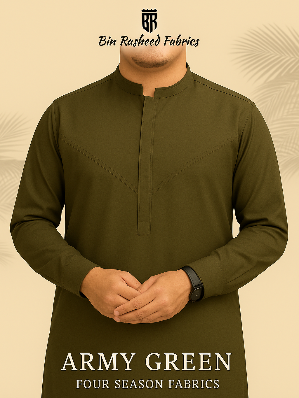 Tropical Wash & Wear – Blended Soft & Wrinkle-Free Fabric (Unstitched )