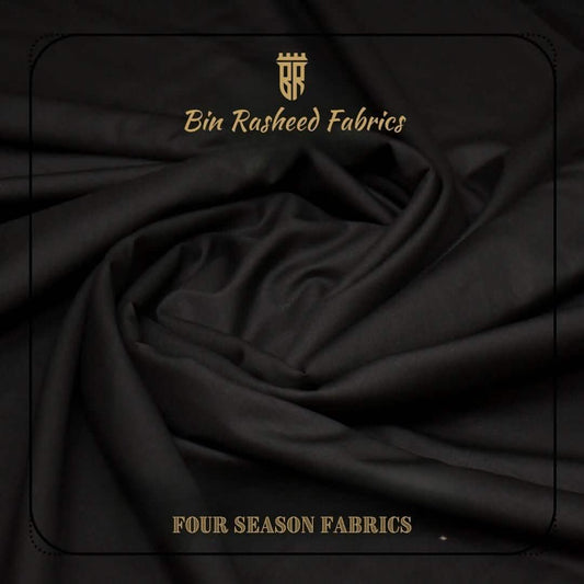 Jet Black – 4 - Season Wrinkle - Free Fabric - Bin Rasheed Fabrics