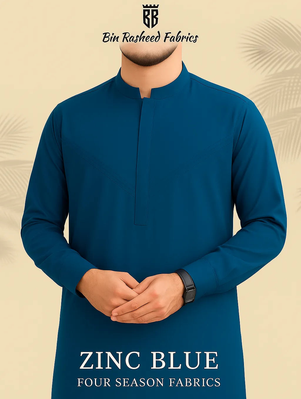 Tropical Wash & Wear – Blended Soft & Wrinkle-Free Fabric (Unstitched ) Bin Rasheed Fabrics