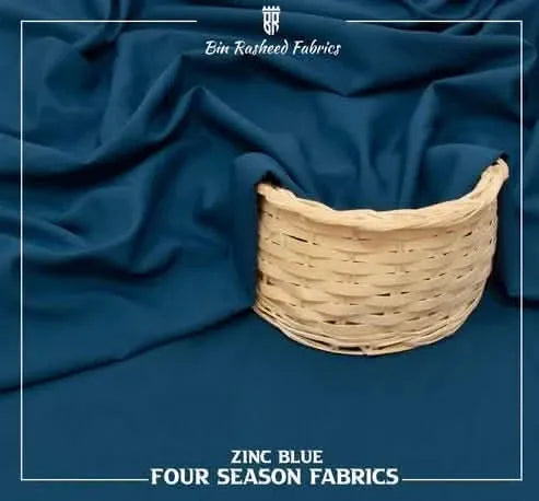 Zinic Blue – 4 - Season Wrinkle - Free Fabric - Bin Rasheed Fabrics