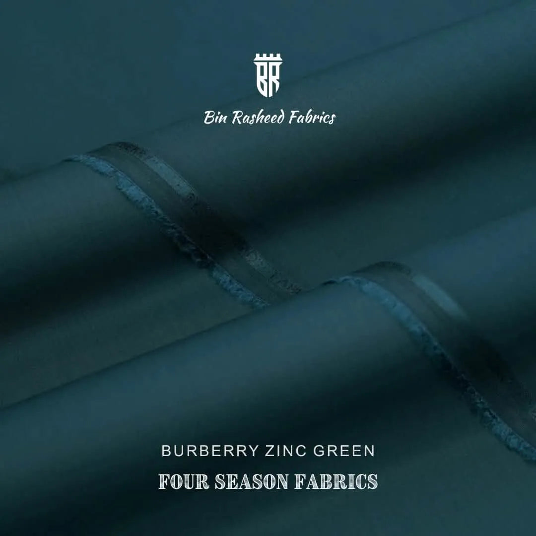 Zinic Green– 4 - Season Wrinkle - Free Fabric - Bin Rasheed Fabrics